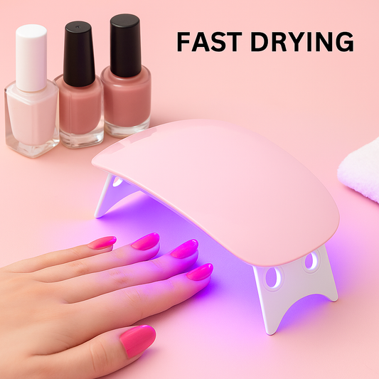 Mini Portable UV LED Nail Lamp for Gel Nail Polish Curing (1 Pc)